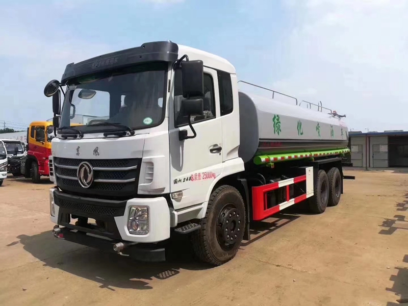 國六東風后雙橋灑水車20噸